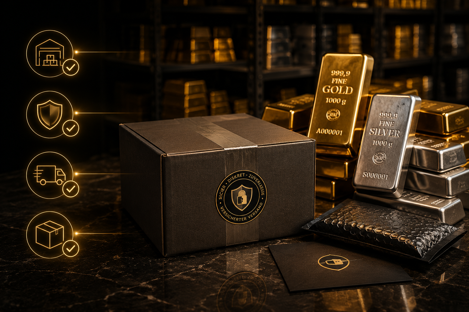 Goldbarren Bestand