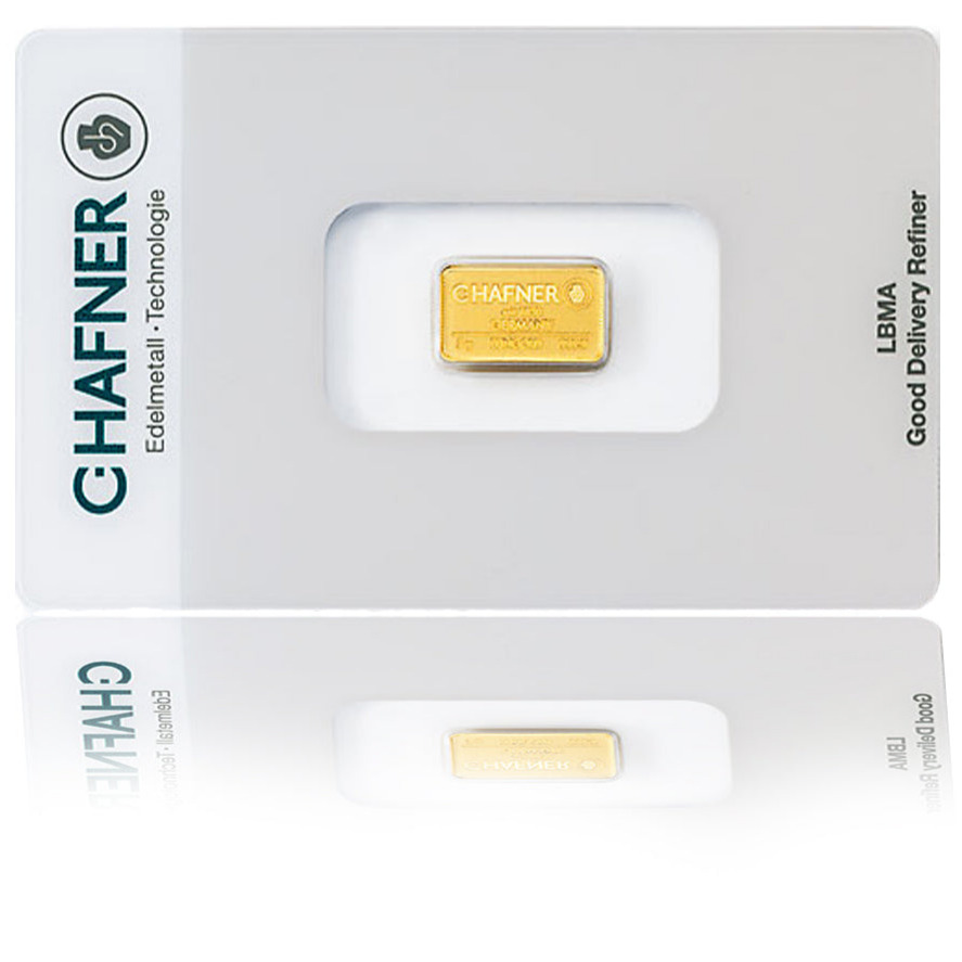 [MAT-010002] 2 g Goldbarren C. Hafner